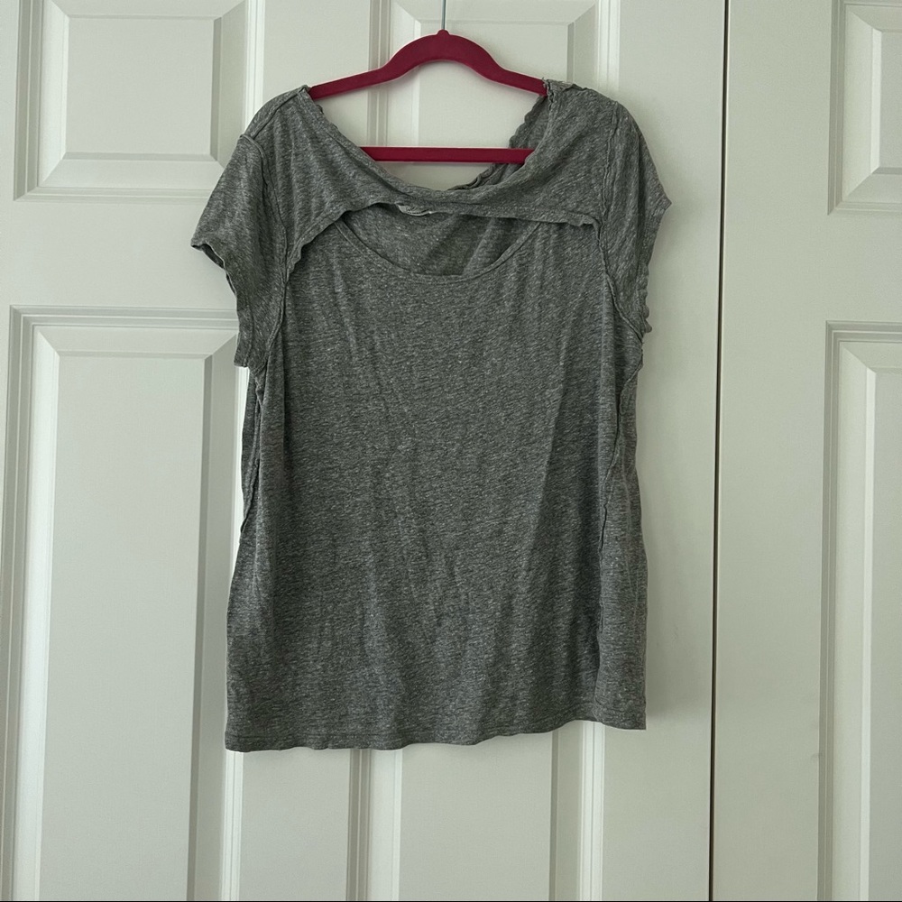 free people cut out tshirt